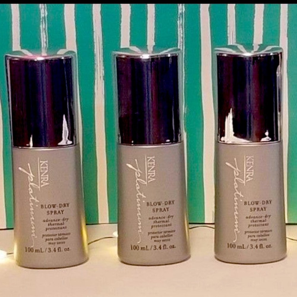 Kenra Platinum Blow-Dry Spray x 3 3.4 fl. oz.